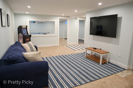 Chatham Cape Cod vacation rental - Lower level TV lounge