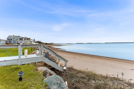 West Yarmouth Cape Cod vacation rental - Just down the steps and your feet are in the sand