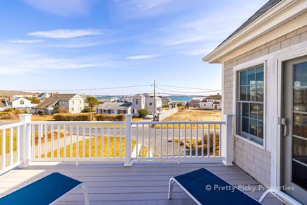 West Yarmouth Cape Cod vacation rental - Private deck off primary bedroom on the second floor.