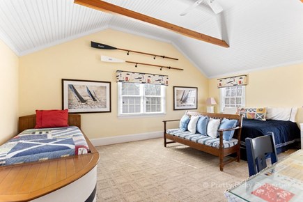 West Yarmouth Cape Cod vacation rental - Second floor bedroom with a king and twin trundle bed