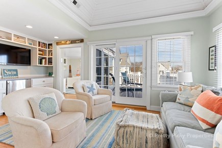 West Yarmouth Cape Cod vacation rental - Second floor Primary bedroom with seating are