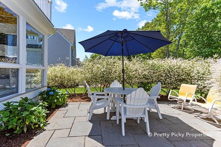 West Yarmouth Cape Cod vacation rental - Private back patio