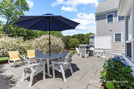 West Yarmouth Cape Cod vacation rental - Backyard patio area