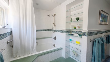 Wellfleet Cape Cod vacation rental - Second floor bathroom with tub/shower