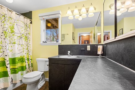 Truro Cape Cod vacation rental - First Floor full bathroom with bath tub