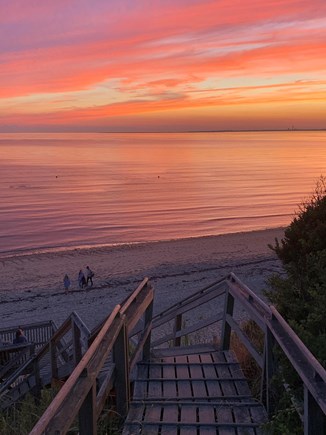 Truro Cape Cod vacation rental - Beautiful Sunset at the Private Association Beach