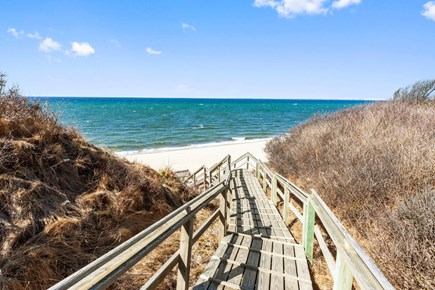 Truro Cape Cod vacation rental - Stairs to beach