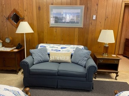 West Dennis Cape Cod vacation rental - Living area in lower level