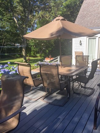 South Yarmouth Cape Cod vacation rental - Back Deck