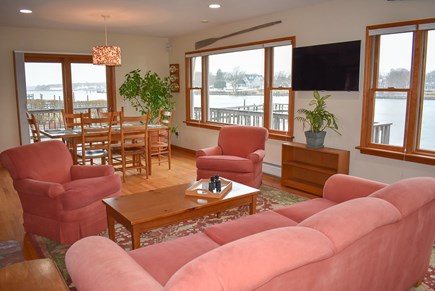 West Dennis Cape Cod vacation rental - Living room
