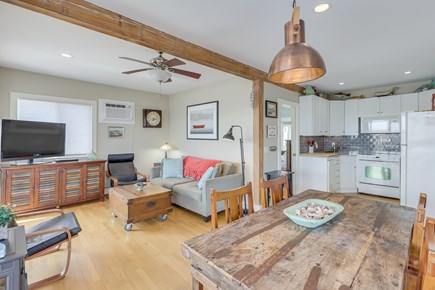 Provincetown Cape Cod vacation rental - Open concept living room / dining room