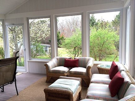 Orleans Cape Cod vacation rental - Wonderful 16'x16'Screened porch with cathedral ceiling