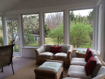 Orleans Cape Cod vacation rental - Wonderful 16'x16'Screened porch with cathedral ceiling