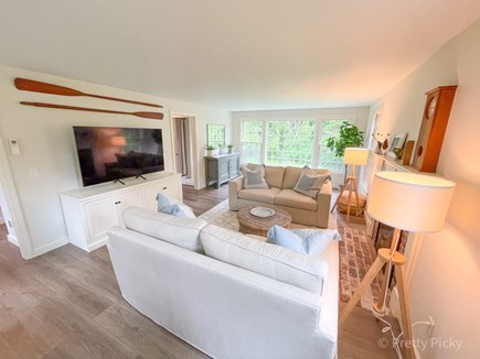 East Orleans Cape Cod vacation rental - Cozy updated living room!