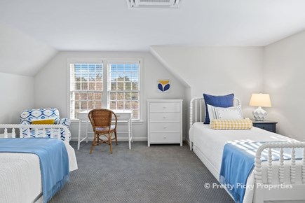 East Orleans Cape Cod vacation rental - Second floor bedroom with 2 Twin beds and a twin trundle bed.