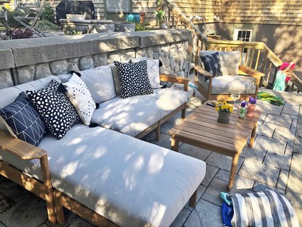 Falmouth Cape Cod vacation rental - Cozy outdoor furniture in a private setting.