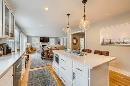 Chatham Cape Cod vacation rental - Open concept - Kitchen to Dining Room to Family Room.