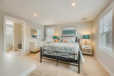Chatham Cape Cod vacation rental - Queen bedroom with soothing coastal decor.