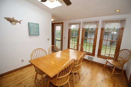 Dennis Port Cape Cod vacation rental - Bright dinette with skylight and large windows