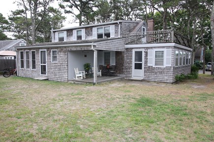 Dennis Port Cape Cod vacation rental - Our home on the corner with lots of yard