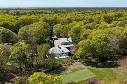 Mashpee, New Seabury Cape Cod vacation rental - Backyard looking out to the golf course