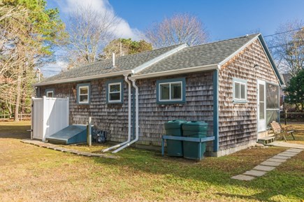 East Sandwich Cape Cod vacation rental - Back yard with outdoor shower