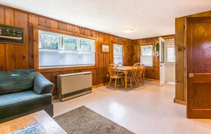 East Sandwich Cape Cod vacation rental - Enter into Living area with Dining table
