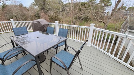 Eastham Cape Cod vacation rental - Backyard deck