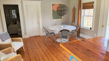 Eastham Cape Cod vacation rental - Kitchen table and seating area