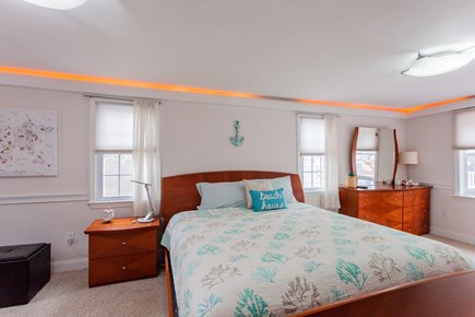 West Barnstable Cape Cod vacation rental - Poolside bedroom with a king.