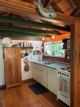 Eastham Cape Cod vacation rental - The fully stocked kitchen is ready for family meals.