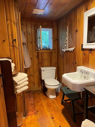 Eastham Cape Cod vacation rental - Knotty pine interiors throughout.