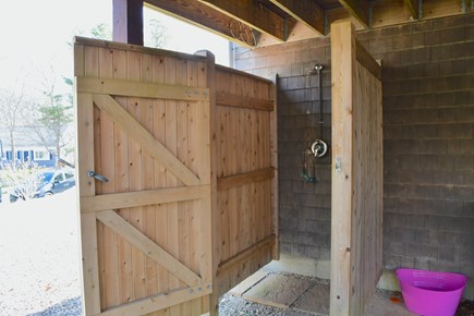 North Falmouth Cape Cod vacation rental - Outdoor shower.