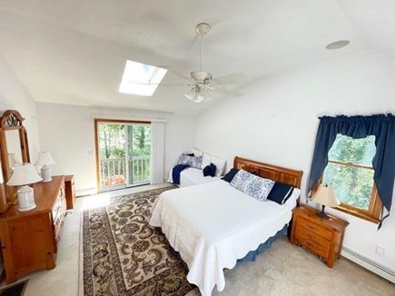 Harwich, Herring River Marsh Cape Cod vacation rental - Master bedroom. 1 king bed, 1 twin bed
