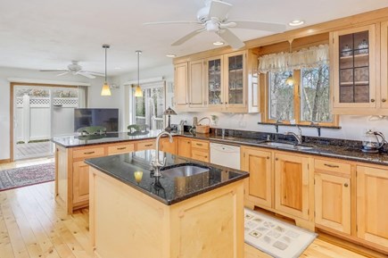 Harwich, Herring River Marsh Cape Cod vacation rental - Updated Kitchen with Island