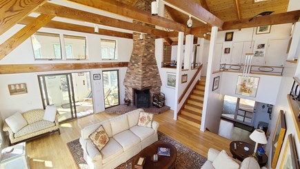 Wellfleet Cape Cod vacation rental - Open and bright, multi-level contemporary with Drummer Cove views