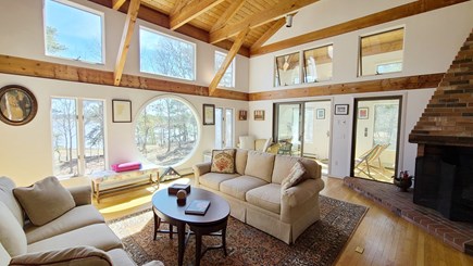 Wellfleet Cape Cod vacation rental - Great room with Drummer Cove views is a stunning and bright space