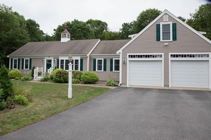 Hyannis Cape Cod vacation rental - Front of house showing parking for 4+ cars