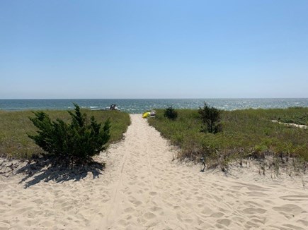 Centerville Cape Cod vacation rental - Pathway to private beach.  This location has 90' of beach front.