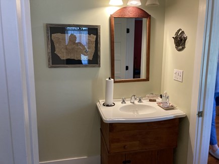 Wellfleet Cape Cod vacation rental - First Floor Bathroom off Study