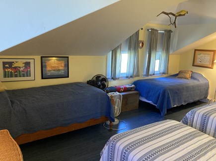 Wellfleet Cape Cod vacation rental - Second Floor Bedroom #5 with 4 twins
