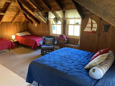 Wellfleet Cape Cod vacation rental - Second Floor Bedroom #4 with 2 twins and Queen