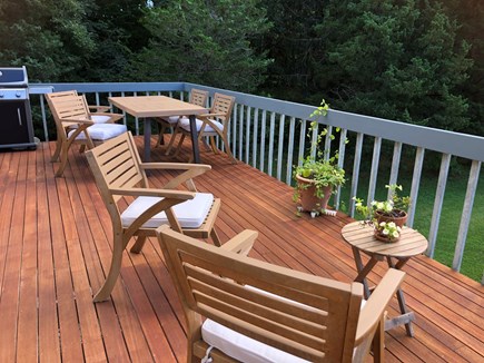 Eastham Cape Cod vacation rental - Deck view