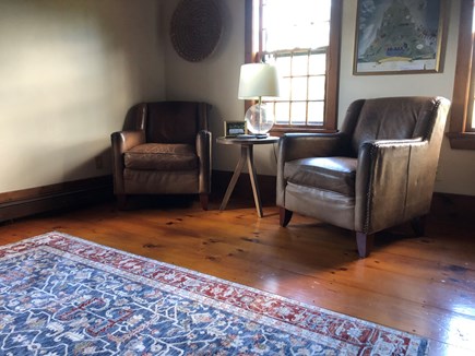 Eastham Cape Cod vacation rental - Den, leather chairs, smart TV, loveseat