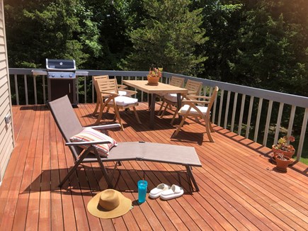 Eastham Cape Cod vacation rental - Lazy day on the deck
