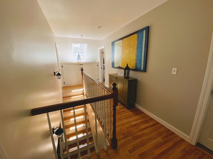 Orleans Cape Cod vacation rental - Bright Upstairs hallway with lovely coastal decor.
