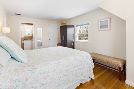 Falmouth Cape Cod vacation rental - Mater bedroom with queen bed and ensuite full bathroom