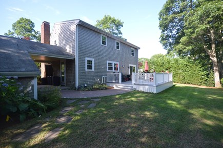Falmouth Cape Cod vacation rental - Large back yard and deck area