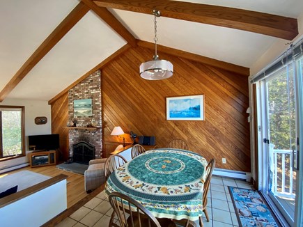 Dennis Port Cape Cod vacation rental - Dining area and living area