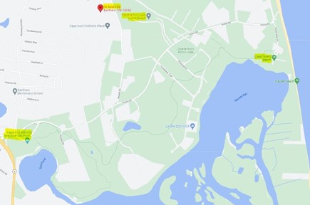 Eastham Cape Cod vacation rental - 10 Acorn Road - Coast Guard Beach - Map